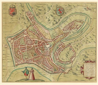 Lot 770 - Lutzenburg.- Braun (Georg) and...