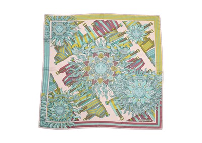 Lot 1 - Hermes 'Les Sangles de Phoebus' Silk Scarf,...