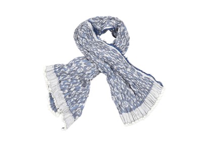 Lot 42 - Louis Vuitton Blue Metallic Monogram Ikat...