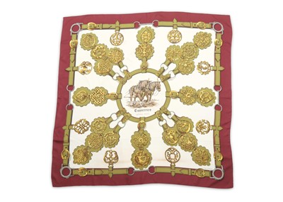 Lot 175 - Hermes 'Guivreries' Silk Scarf, designed in...