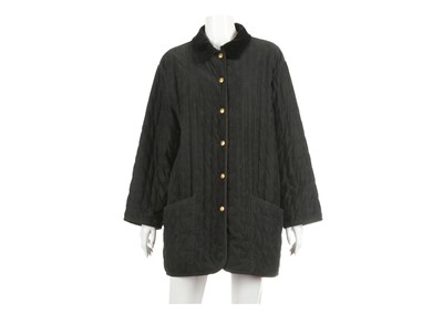 Lot 286 - Hermes Black Cotton Padded Jacket, 1990s,...