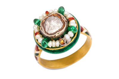 Lot 289 - A DIAMOND RING Jaipur, Rajasthan, India, late...