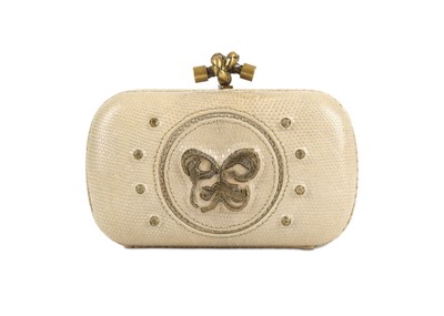 Lot 178 - Bottega Veneta Limited Edition Lizard Clutch,...