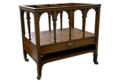 Lot 692 - An early 20th Century mahogany four division...