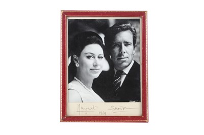 Lot 97 - Margaret, Princess & Lord Snowden Black and...