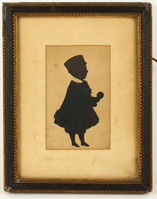 Lot 787 - English school 19th century Silhouette of a...