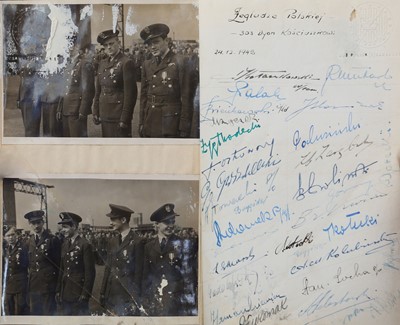 Lot 228 - WW2.- Squadron 303 Fiedler (Arkady) Squadron...