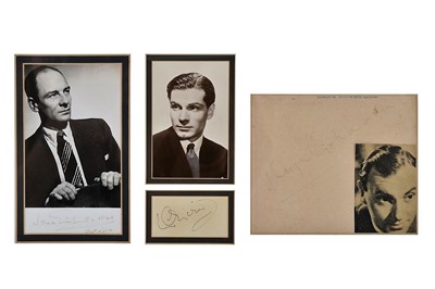 Lot 81 - Olivier (Laurence) & Others Ink signature (‘L....