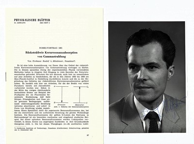 Lot 268 - Mossbauer (Rudolf Lutwig) Black and white,...