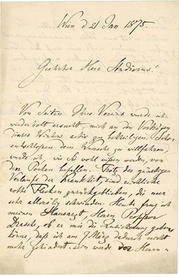 Lot 250 - Brentano (Franz Clemens) Autograph letter...
