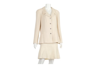 Lot 310 - Chanel Cream Blazer, Cruise 2000, wool and...