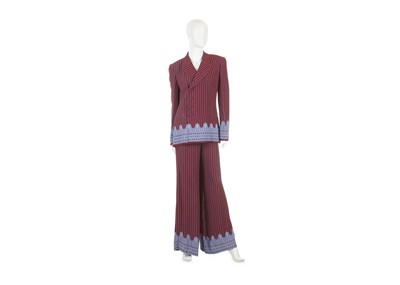Lot 112 - Jean Paul Gaultier Femme Palazzo Trouser Suit,...