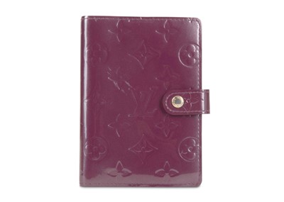 Lot 141 - Louis Vuitton Purple Vernis Agenda Cover, c....