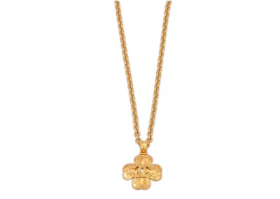 Lot 210 - Chanel Necklace, c. 1996, grape vine motif...
