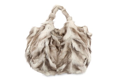 Lot 189 - Tod's Silver Fox Fur AGJ Tote, c. 2011,...