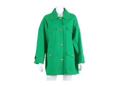 Lot 403 - Chanel Emerald Green Safari Jacket, 1980s,...