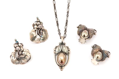 Lot 409 - A group of Heritage jewellery, by Georg Jensen,...
