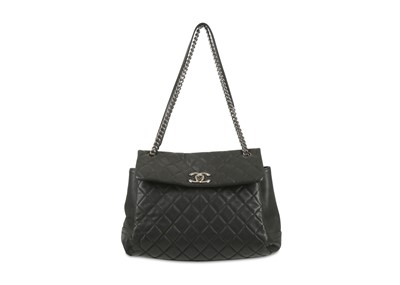 Lot 110 - Chanel Black Chain Flap Bag, c. 2012, Caviar...