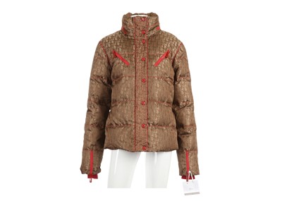 Lot 395 - Christian Dior Brown Rasta Puffer Jacket, c....