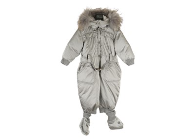 Lot 121 - Versace Young Silver Snow Suit, aged 18 months,...