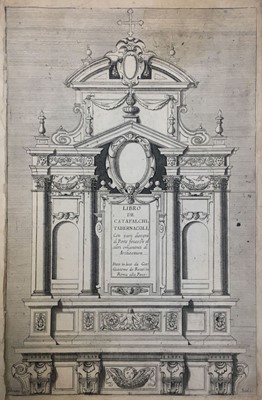 Lot 5 - Architecture.- Libro de catafalchi,...