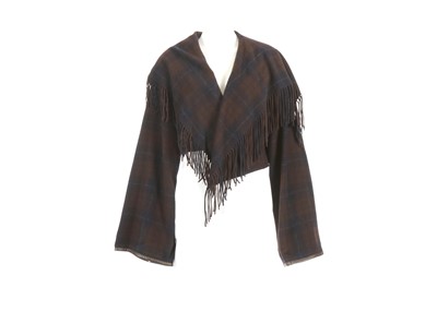 Lot 48 - Hermes Cashmere Jacket/Shawl, 1990s, dark blue...