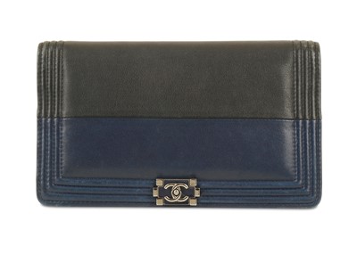 Lot 55 - Chanel Two-Tone Le Boy Purse, c. 2015-16,...