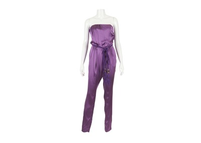 Lot 111 - Tom Ford for Gucci Purple Silk Jumpsuit, 2000s,...
