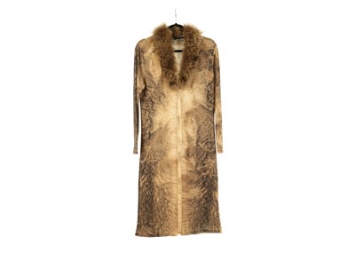 Lot 479 - Roberto Cavalli Leopard Print Long Cardigan,...
