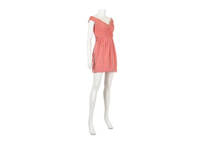 Lot 153 - Victor Edelstein Pink Silk Cocktail Dress,...