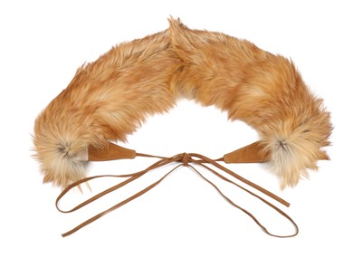Lot 187 - Versace Red Fox Fur Stole, 2010s, thick fox...