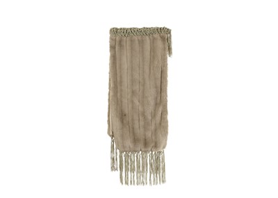 Lot 475 - Voyage Faux Fur Shawl/Throw, lined with...