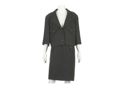 Lot 269 - Chanel Black Boucle Skirt Suit, c. 2017, black...