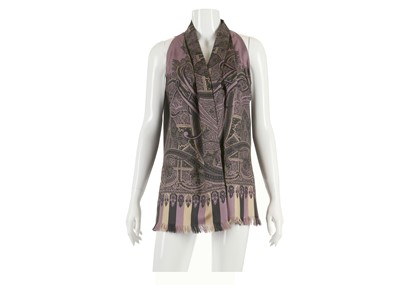Lot 114 - Hermes Paisley Silk Waistcoat, in shades of...
