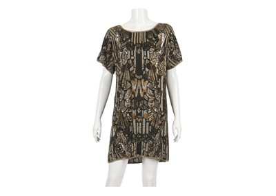 Lot 341 - Matthew Williamson One-Off Black and Gold...
