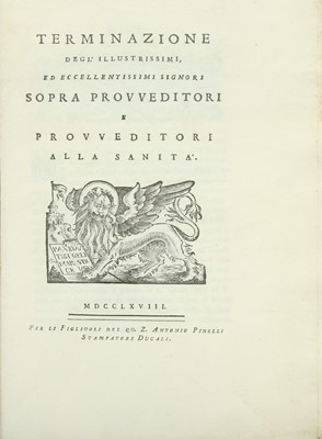 Lot 62 - Vicentini (Francesco) & Paitoni...