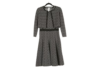 Lot 511 - Oscar de la Renta Black and White ensemble,...