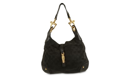 Lot 514 - Gucci Black Jackie Bag, black Guccissima...