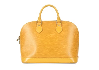 Lot 344 - Louis Vuitton Yellow Epi Alma PM, c. 1997, Epi...
