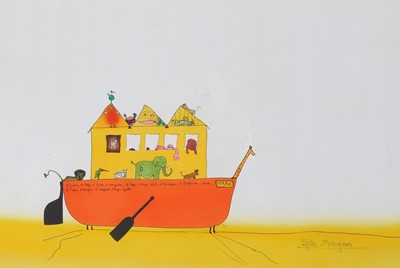 Lot 107 - Milligan (Spike) Original hand-coloured proof...