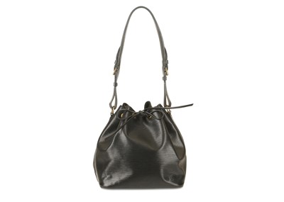 Lot 128 - Louis Vuitton Black Epi Noe PM, c. 1995, Epi...