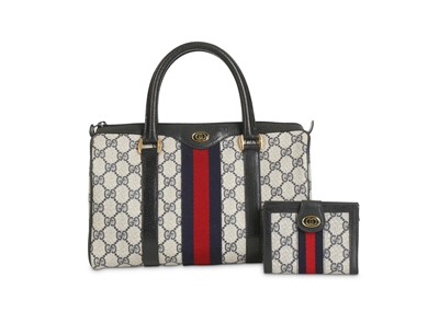 Lot 74 - Gucci Vintage Boston Bag with Matching Purse,...