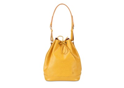 Lot 343 - Louis Vuitton Yellow Epi Noe GM, c. 1995, Epi...