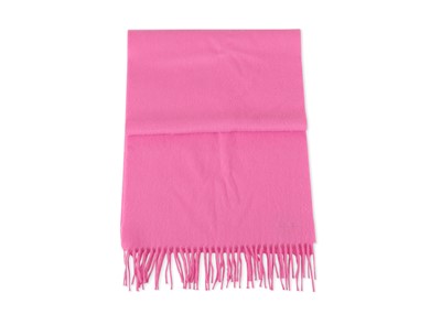 Lot 144 - Hermes Soft Pink Cashmere Scarf, fringe detail,...