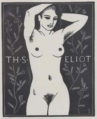 Lot 119 - Bookplates.- Bookplates of Anita Loos and T.S....