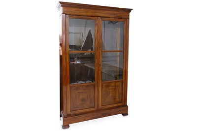 Lot 689 - A 19th Century French mahogany bibliotheque,...