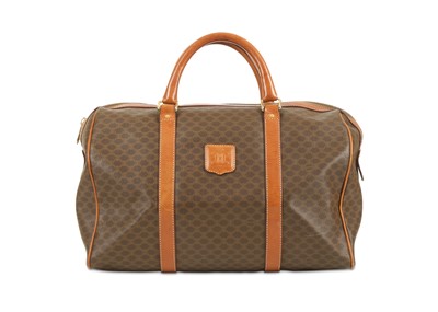 Lot 386 - Celine Vintage Macadam Weekender, coated...