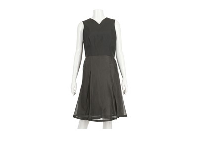 Lot 104 - Gianni Versace Black Silk Leotard Dress, 1990s,...
