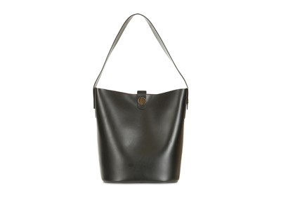Lot 107 - Sophie Hulme Black Swing Bucket Bag, c. 2018,...
