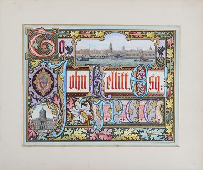 Lot 14 - Illuminated Address Illuminated Address To...